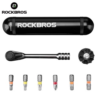 Rockbros ชุดเครื่องมือประแจไขควง อเนกประสงค์ สําหรับซ่อมแซมจักรยาน MTB