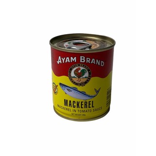 AYAM BRAND ปลากระป๋อง อะยัม ตราไก่ MACKEREL IN TOMATO SAUCE 230g ขนาดกลาง M 1 กระป๋อง ราคาพิเศษ พร้อมส่ง