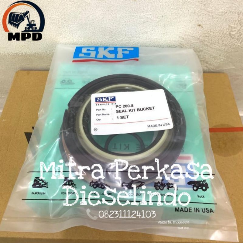 Komatsu PC200-8 ชุดซีลถัง Komatsu PC200 8 SKF ชุดซีลถัง