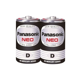 PANASONIC NEO 1.5V D SIZE Battery ถ่านแมงกานีส แพ็คละ 2 ก้อน #R20NT/2SL