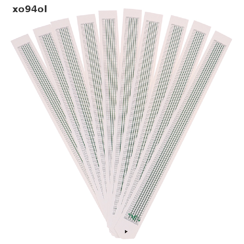 Xo94ol เทปกระดาษเปล่า 15 โทนเสียง สําหรับกล่องดนตรี DIY 10 ชิ้น