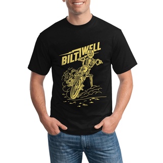 เสื้อยืดวินเทจBiltwell Scotton ใหม่ เสื้อยืดแขนสั้น อินเทรนด์ สําหรับผู้ชายS-5XL