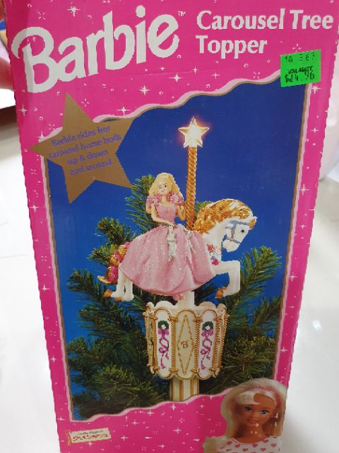 barbie carousel tree topper