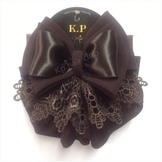 Bow hair clip snoods net โบว์ติดผม เนตติดผม แฮร์พรีท กิฟติดผม โบว์ผูกผม