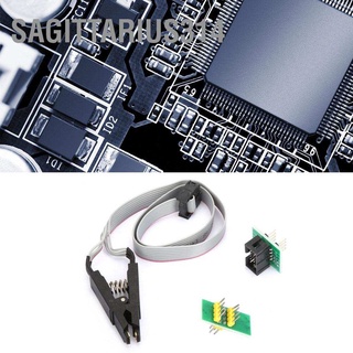 Sagittarius314 SOIC8 SOP8 Flash Chip IC Test Clip Programming Socket Adapter Board Cable