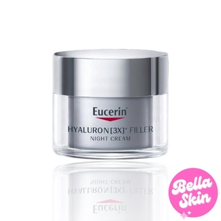 Eucerin Hyaluron [×3]Filler Night Cream Anti-Age(50ml)(20ml)แพ๊กเกจใหม่