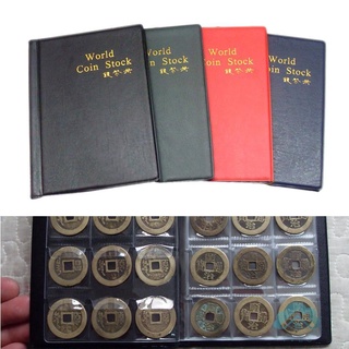 120 Coin Cases Holder Collection Penny Album Book Pockets Storage Fashion