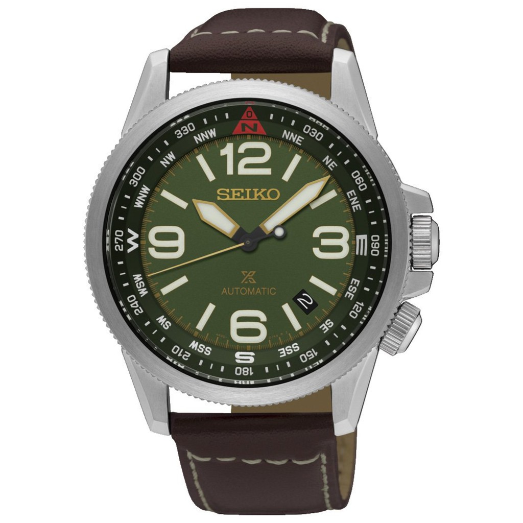 SEIKO Prospex  Automatic นาฬิกาข้อมือผู้ชาย สายหนัง รุ่น SRPA77K1