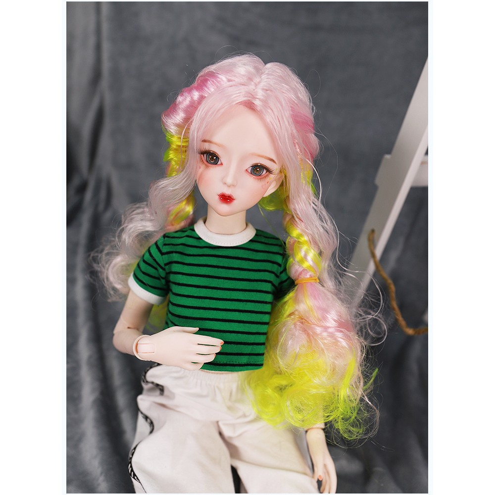 doll wig for 1/3 bjd doll ผมตุ๊กตา without doll only wig
