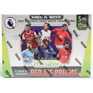 [พร้อมส่งฟรี] [ไม่ต้องรอ] 2020-21 Panini Prizm Premier League Soccer Mega Box (Red Ice Prizms)