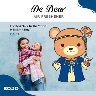 แผ่นน้ำหอมปรับอากาศหมีเดอแบร์กลิ่นโบโจ (โจมาโลน)  De Bear : Bojo (Jomalone English Pear and Freesia)