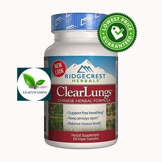 Ridgecrest Herbals ClearLungs / 60 Vegetarian Capsules