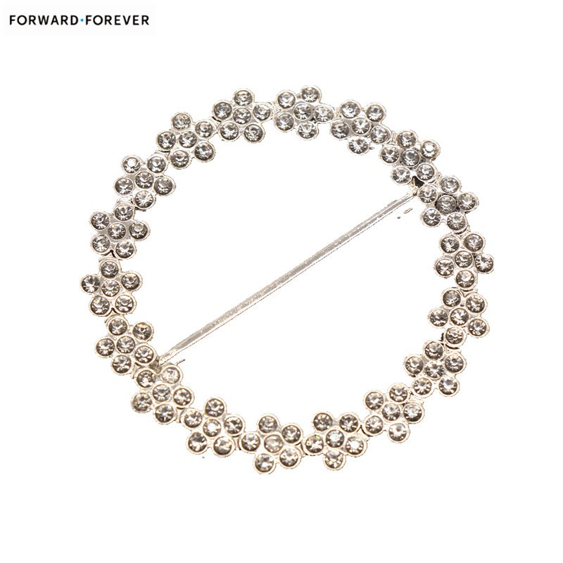 ห่วงยึดผ้าพันคอ ประดับคริสตัลเทียม สำหรับผู้หญิง M40157 - รูปที่ 4