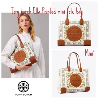 กระเป๋า Tory Burch Ella Printed Mini Tote Bag แท้💯 ส่งฟรี