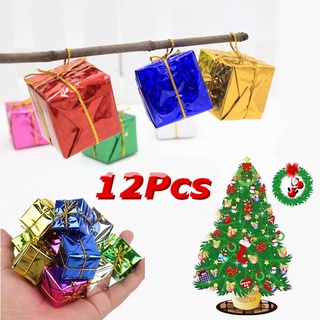 NexTool Christmas ถุงของขวัญเลเซอร์ขนาดเล็กสําหรับตกแต่งต้นคริสต์มาส 12 ชิ้น