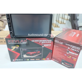 เครื่องเล่นรถยนต์  จอ 2din KEVLAR K-7031I 7นิ้ว ลิ้งมือถือ ไอโฟน&amp;แอนดอย บูลทูด NOCD