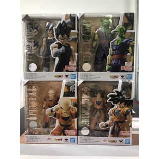 S.H.Figuarts vegeta, Piccolo, Son goku, and krillin