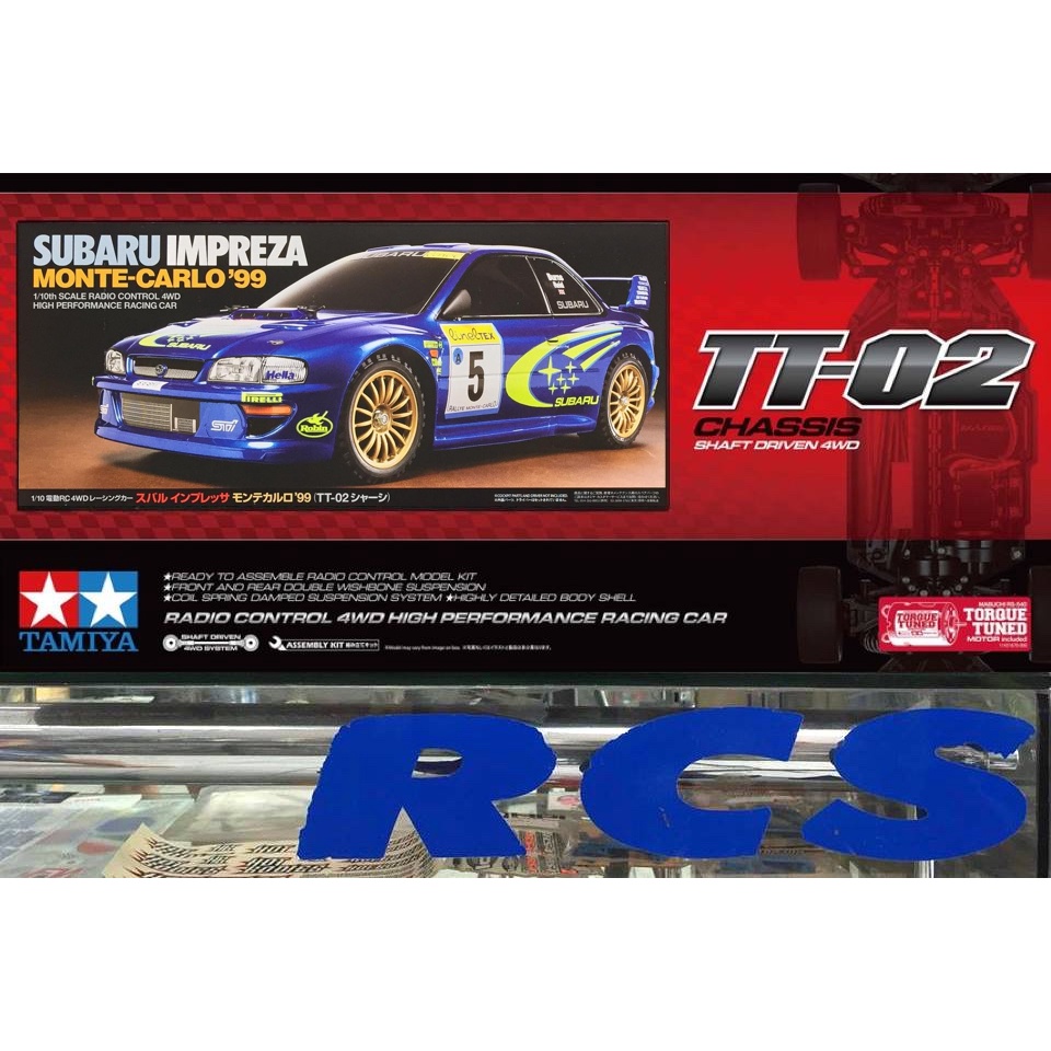 TAMIYA 58631A ชุดคิท TT-02 บอดี้ Subaru Impreza Monte-Carlo 99 ไม่มี ...