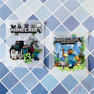 ◆ สติกเกอร์ไวนิล ถ่ายโอนความร้อน : Game - Minecraft  ◆ สติกเกอร์ไวนิล พิมพ์ลายความร้อน DIY สําหรับติดตกแต่ง 1 ชิ้น