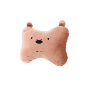 MINISO หมอนรองคอภายในรถยนต์ รูปกระดูก We Bare Bears