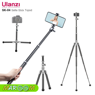 Ulanzi SK-04 Selfie Stick Tripod ขาตั้งกล้อง ขาตั้งมือถือ ใช้เป็นไม้เซลฟี่ได้ ขนาดกะทัดรัด