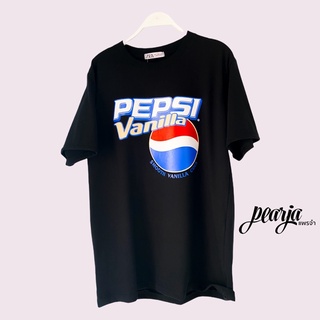 เสื้อยืด OverSize ป้ายแฟชั่น สกรีนลาย Pepsi