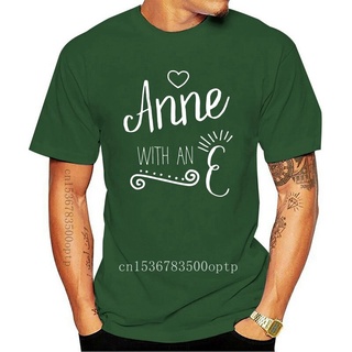 เสื้อยืดผ้าฝ้ายพิมพ์ลายแฟชั่น เสื้อยืดผ้าฝ้าย พิมพ์ลาย Anne With An E Fun Book Lover Tee 4155 LJkmjf19OFkpie32