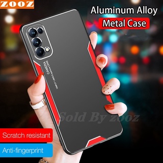 OPPO Find X6 Pro A78 5G A15 A15S A12 A12S A12E A5S A7 A52 A92 A94 A95 Luxury Matte Aluminum Alloy Case Shockproof Bumper Phone Casing Metal Laser Carving Panel Back Cover Camera Protection Hard Shell Bare Slim Anti-Fall Cases