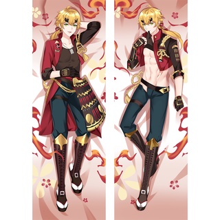 ปลอกหมอน ลายเกม Genshin Impact Thoma Dakimakura ขนาด 60x180 ซม. สําหรับห้องนอน