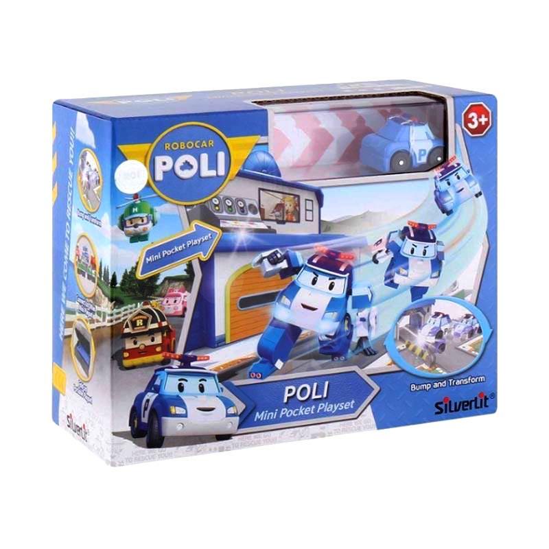 (ของแท้ 100%) Robocar Poli : Amber Roy Poli Mini Pocket Playset มินิเพย์เซ็ทโรโบคาร์โพลิ แอมเบอร์ รอยล์ โพลิ