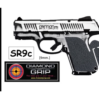 กันลื่นติดปืน Diamondgripp Ruger SR9c เนื้อยางหนึบๆ