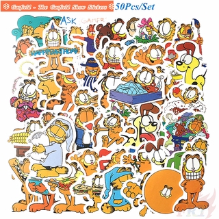 ❉ Garfield - Series 03 The Garfield Show Cartoon สติ๊กเกอร์ ❉ 50Pcs/Set DIY Luggage Laptop Skateboard Doodle Decals สติ๊กเกอร์