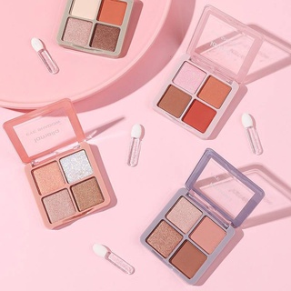 พาเลท อายแชโดว์ Lameila-5086 Mini Block Shadow Palette  ลาไมล่า ทาตา แต่งตา เกาหลี ประกายมุก ชิมเมอร์ 4 สี