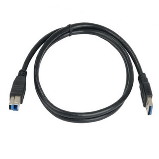 สาย USB 3.0 Type A Male to B Male Printer Scanner Cable ความยาว 1.8 เมตรสีดำ