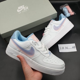 🌟รองเท้าผ้าใบ Nike Air Force1 สินค้าพร้อมอุปกรณ์ครบค่ะ ✅ งาน Hi End 🤩 รูปภาพถ่ายจากสินค้าจริง 💯