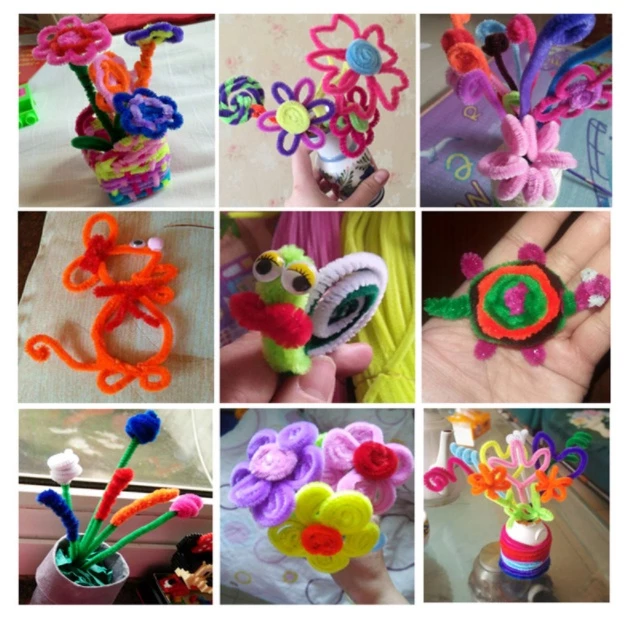 ลวดกำมะหยี่ ขนนุ่มฟู มีหลายสี DIYเซทลวดกำมะหยี่ ของเล่นฮิตใน tiktok สร้างงานประดิษฐ์ ทำงานฝีมือ งานฝีมือ ประดิษฐดอกไม้ thumbnail 8