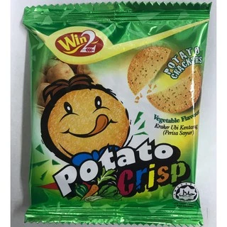 Potato crisp ขนมมันฝรั่ง รสผัก 1กล่อง 30ซอง อร่อยคุ้ม