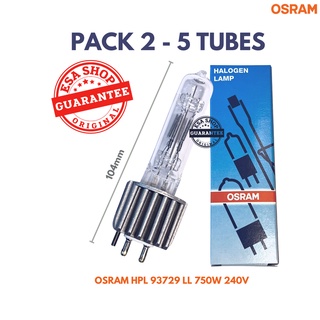 หลอดไฟแพ็ค2-5หลอด OSRAM 93729 LL 750W 240V