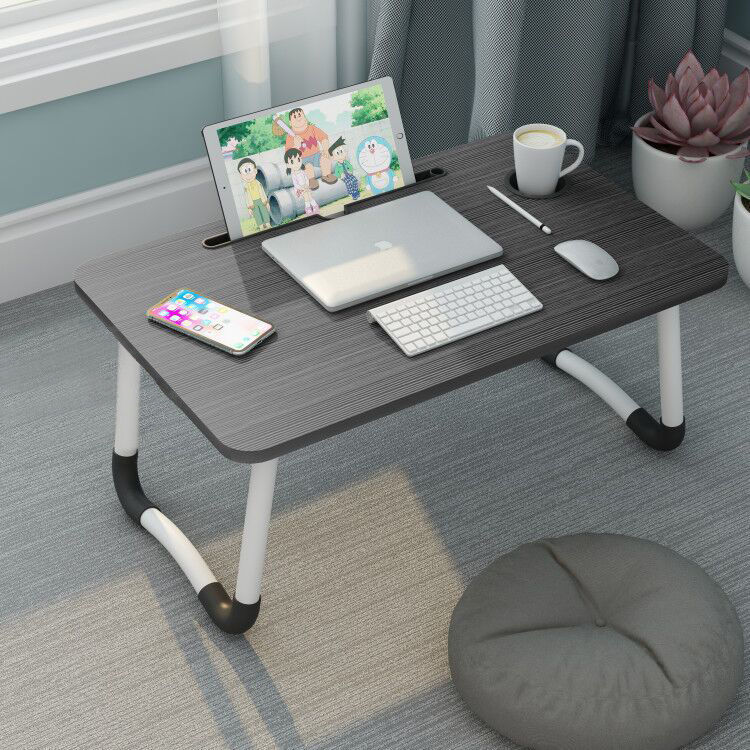 Simple bed small table foldable mobile large desk dormitory student ...