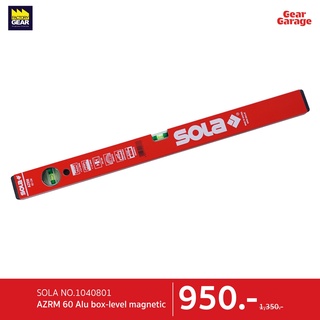 SOLA NO.1040801 AZRM 60 Alu box-level magnetic  Gear Garage By Factory Gear
