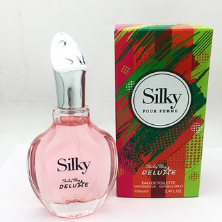 Sillky Pour Femme น้ำหอม Sillky Pour Femme EAU De Toilette 100ml.หอมยาวนาน 4-12 ชั่วโมง