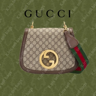 Gucci /GG / คู่ประสานกลม G กระเป๋าสะพายข้างขนาดกลาง/ กระเป๋าสะพายข้าง