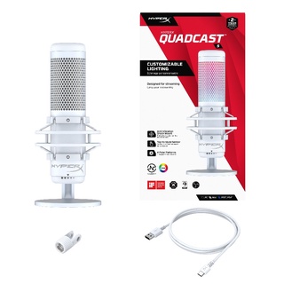 MICROPHONE (ไมโครโฟน) HyperX QUADCAST S STANDALONE สินค้าประกันศูนย์ในไทย 2 ปี