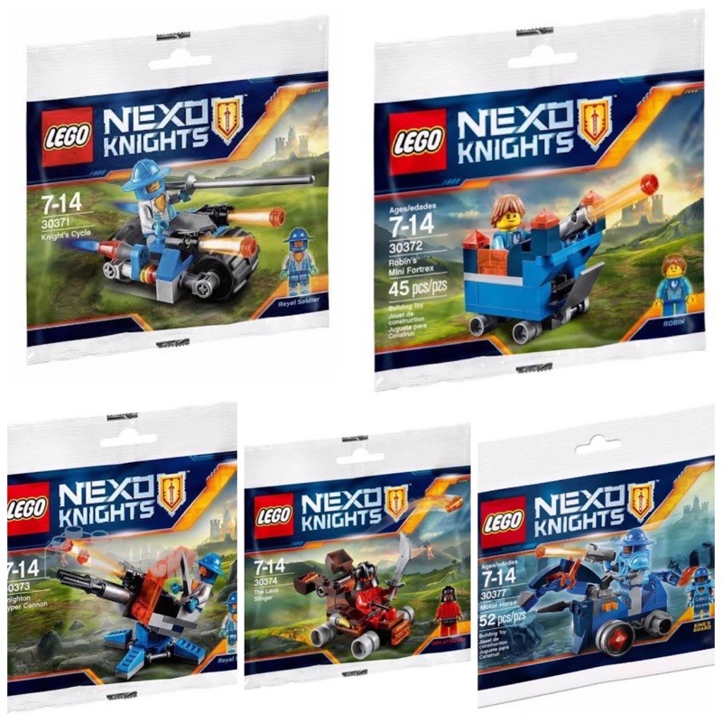Lego Poly bag Nexo Knights หลายแบบ ของใหม่ ของแท้ มีมากกว่าหน้าปกครับ 💯
