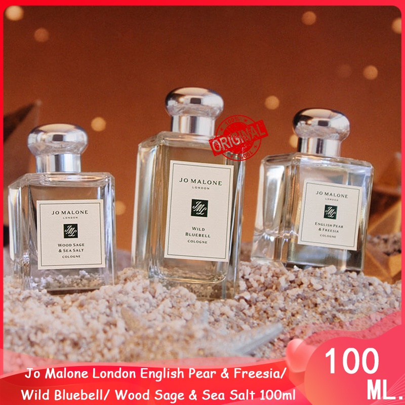 พร้อมส่ง Jo Malone London English Pear & Freesia/ Wild Bluebell/ Wood Sage & Sea Salt 100ml น้ำหอม unisex