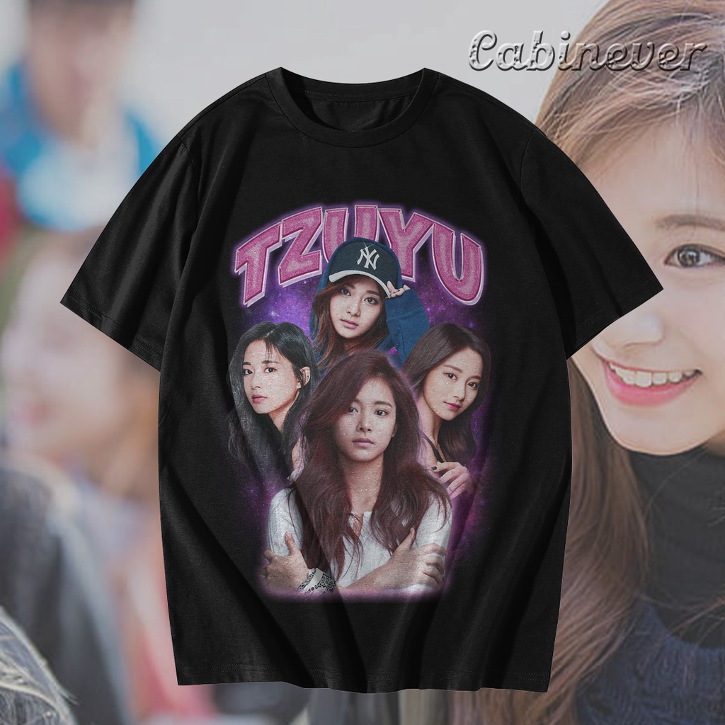 Tzuyu TWICE OVERSIZED RAP TEE
