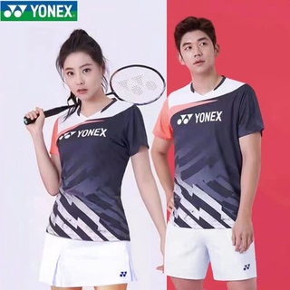 Yonex ใหม่ เสื้อผ้าแบดมินตัน ระบายอากาศ แบบแห้งเร็ว เหมาะกับฤดูร้อน สําหรับผู้ชาย และผู้หญิง