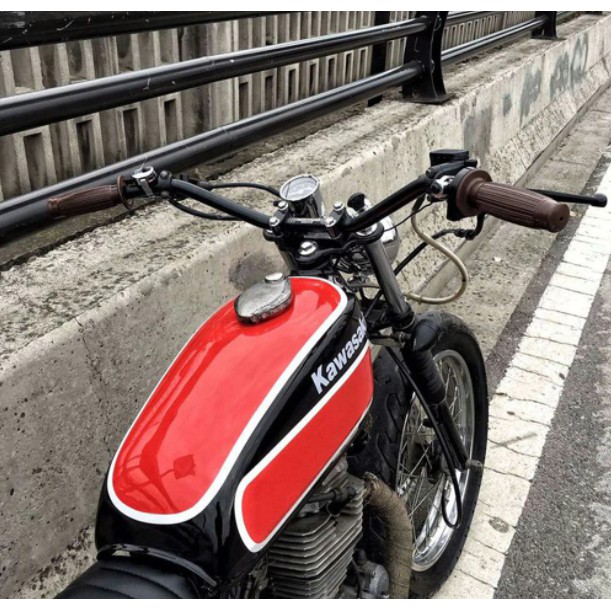 ปลอกแฮนด์วินเทจ ทรงคลาสสิก ทรงอ้วน 2สี ดำ-น้ำตาล ใส่ได้ทุกรุ่น จับนุ่มมือ ปลอกมือ ปลอกแต่ง ปลอกแฮนด์ - รูปที่ 7