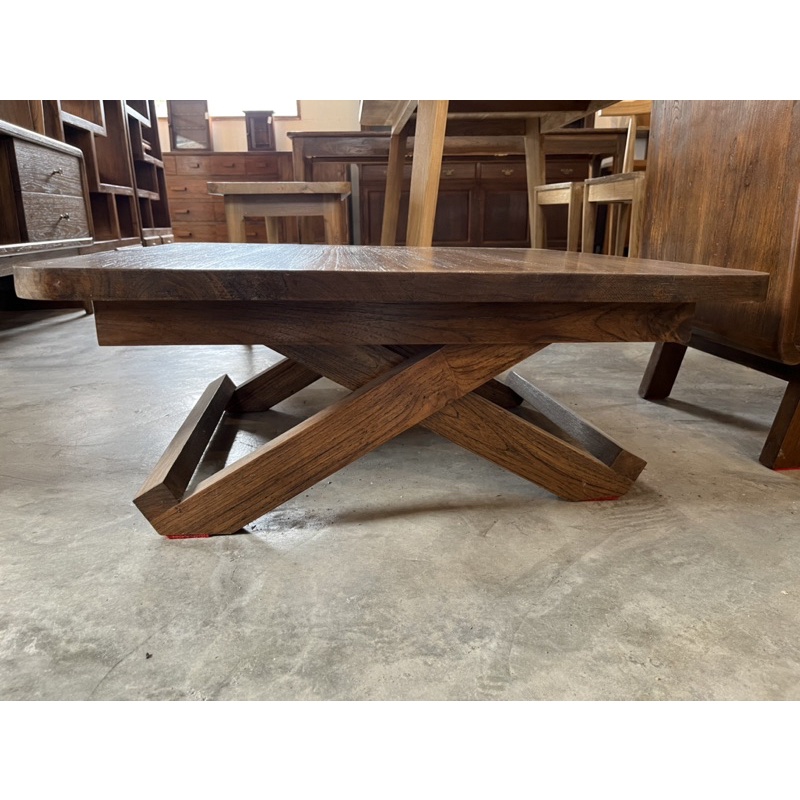 โต๊ะญี่ปุ่นไม้สักแท้