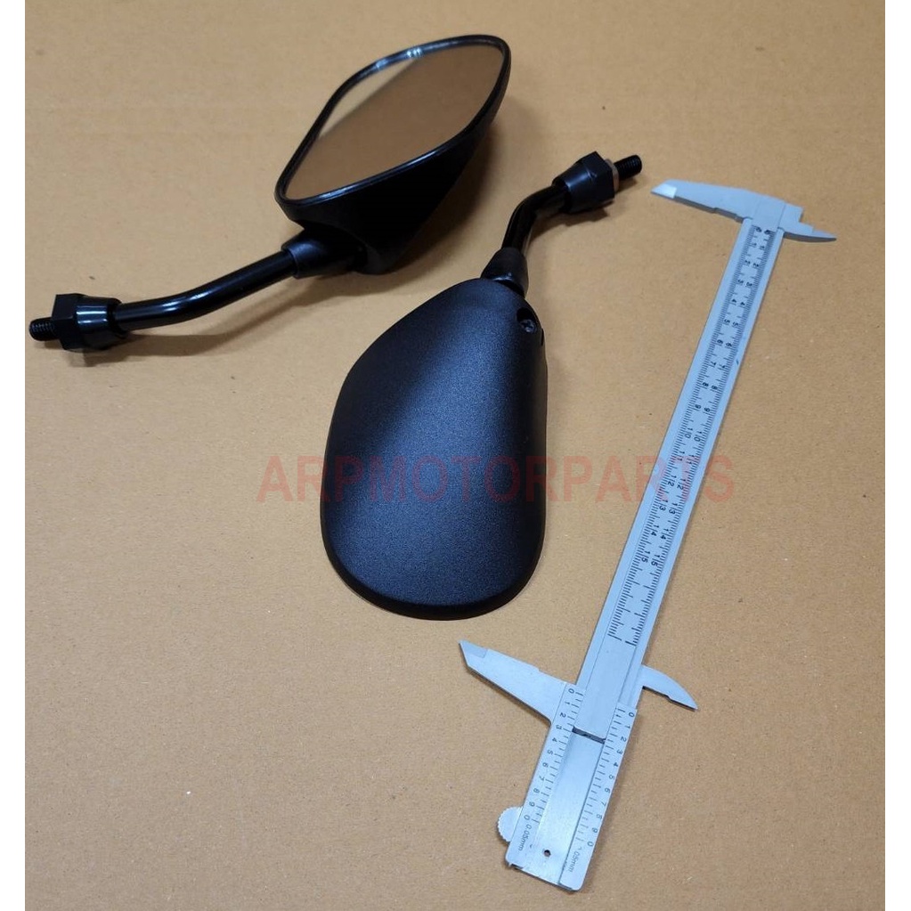 กระจก มองข้าง ขนาดย่อ-สั้น บานทรง เเอร์โรว เบอร์ 2 วาย 80 เอ็ม ARROW NO.2 Y80M # 1030-902-09ZBL